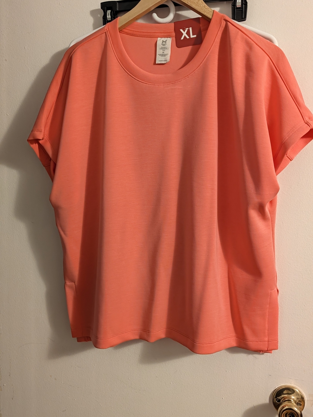Relaxed Coral Short Sleeve Tee by Unbranded